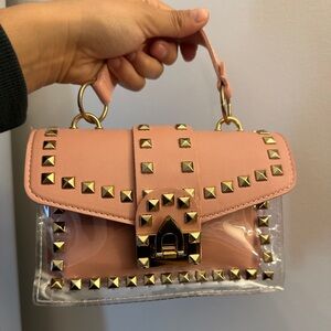 Studded Pink Handbag